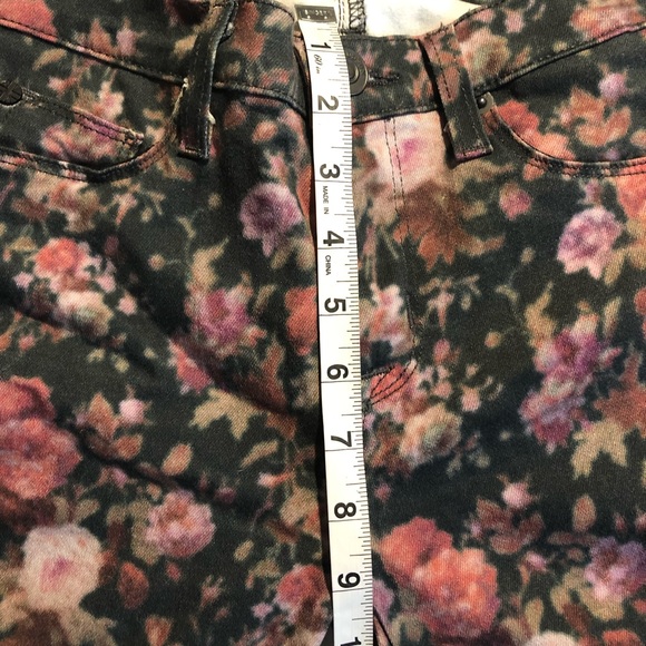 hudson floral print skinny jean size 26 - Picture 10 of 13